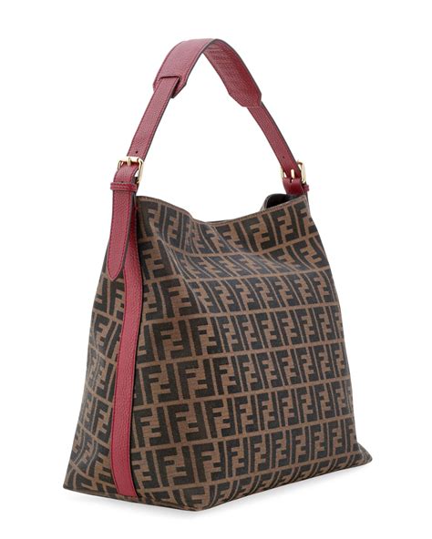 fendi zucca print tote|fendi zucca canvas shoulder bag.